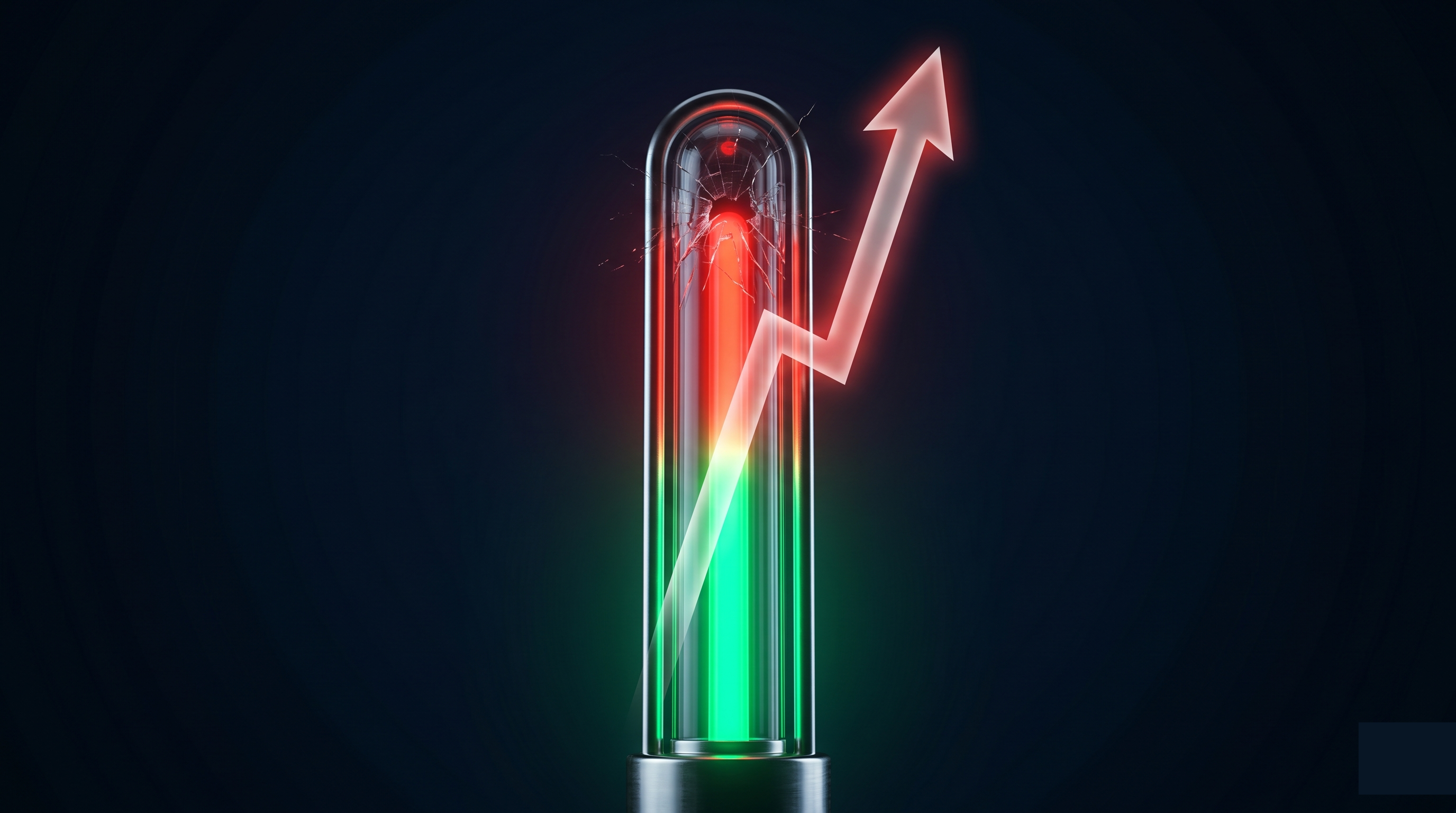 A gauge showing margin requirements exploding past capacity